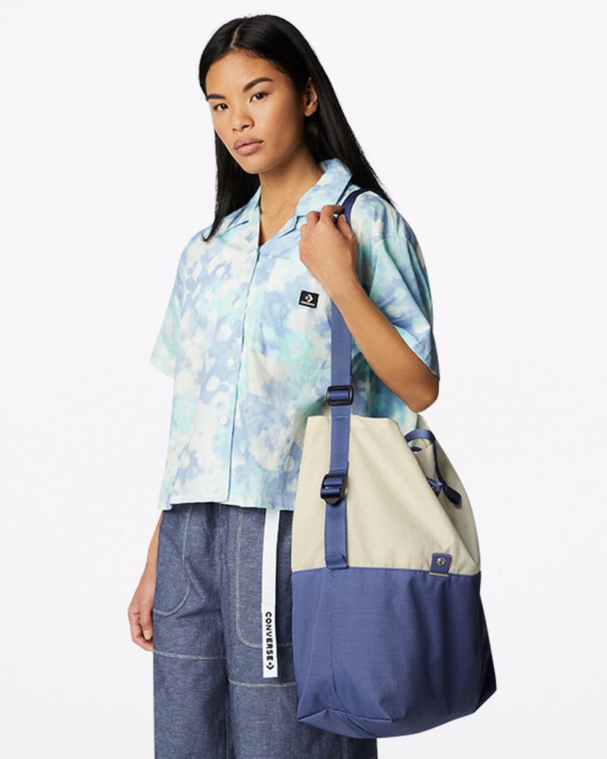 Men's Converse Convertible City Pack Backpacks Wash Indigo | AU E891CO